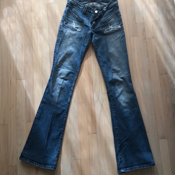 Marciano Blue Jeans Distressed Hippie 28 - Picture 3 of 6